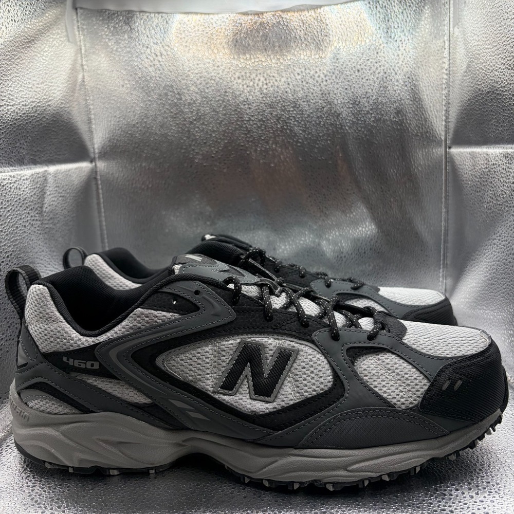 Size 13 4E New Balance 460 Gray Black Mens Comfort Athletic Sneaker MT460GB - Picture 2 of 12